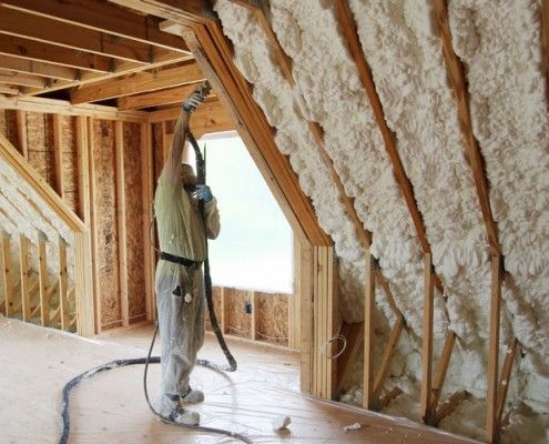 Icynene spray foam insulation