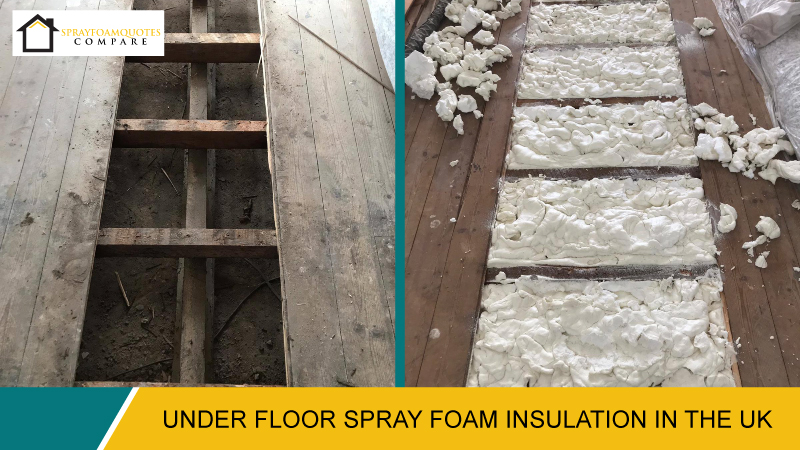 Under Floor Spray Foam Insulation in the UK